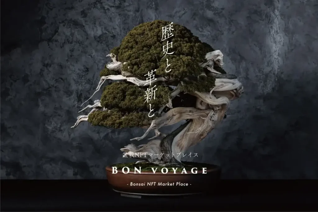 大樹園の盆栽NFT、BON　voyage